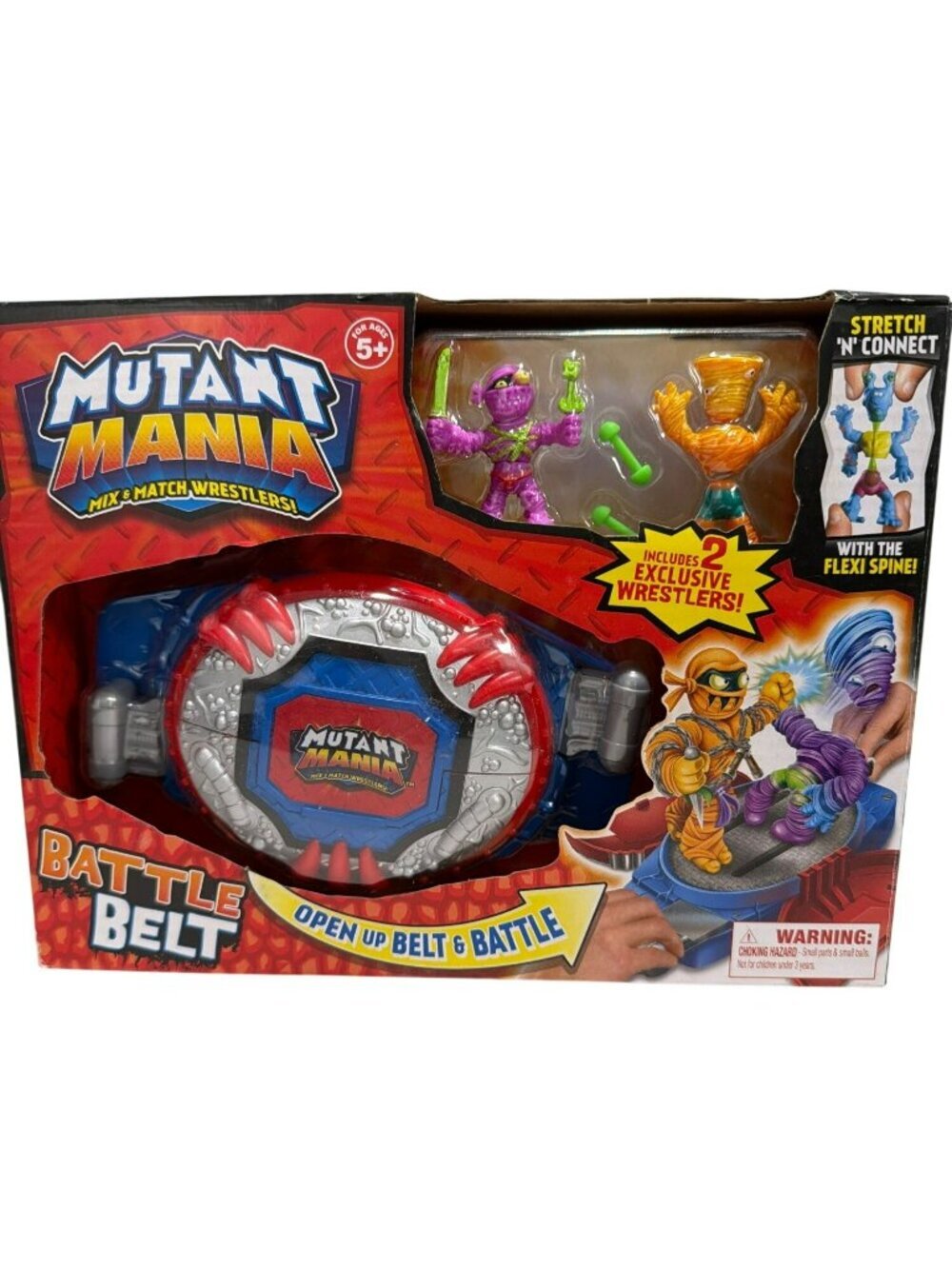 Mutant Mania Battle Belt Playset Toy Ages 5+ New